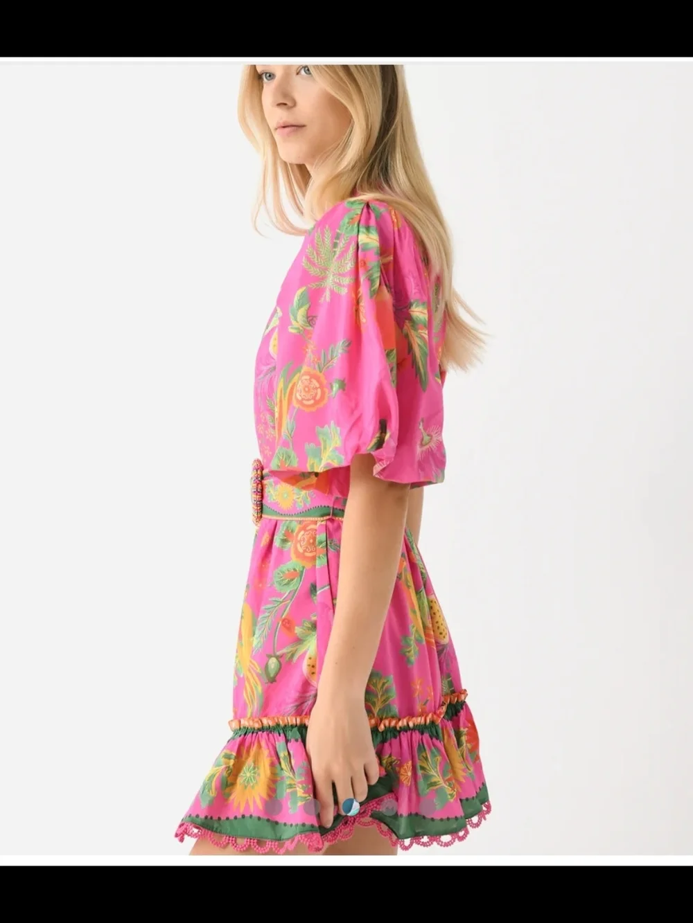 FARM Rio Delicate Fruit Garden, Mini Dress, Small - Picture 4 of 7